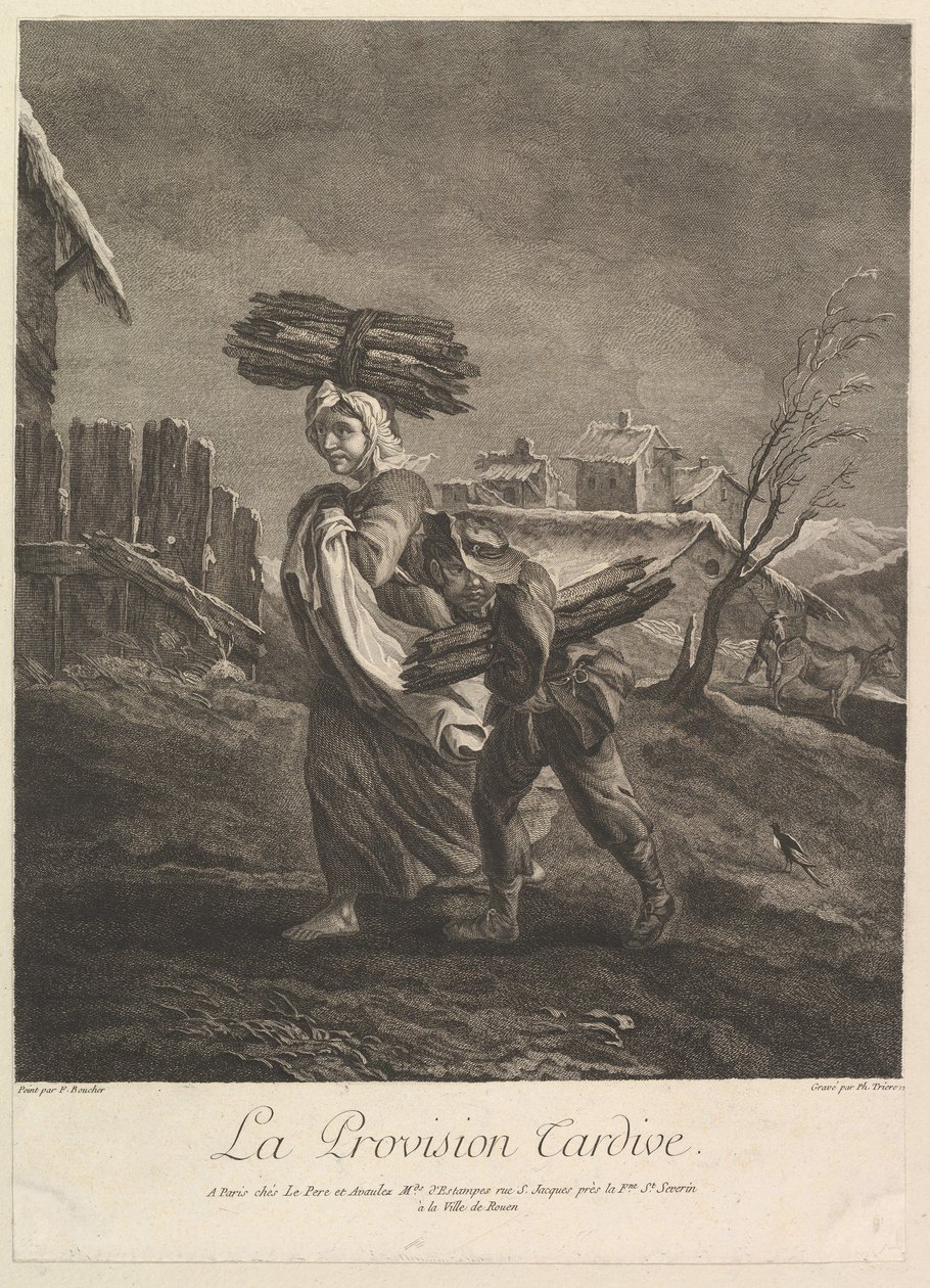 Den sena provisionen, 1771. av Philippe Triere