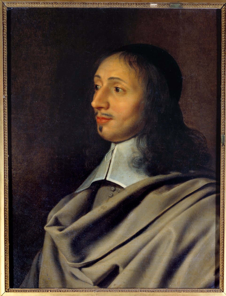 Porträtt av Antoine Le Maistre (eller Lemaistre, Le Maitre) (1608-1646), professor i retorik och diktion av dramatikern Jean Racine En stor jansenism, han var medlem av familjen Arnauld - Kopia av ett förlorat originalporträtt av Philippe de Cham av Philippe de (after) Champaigne