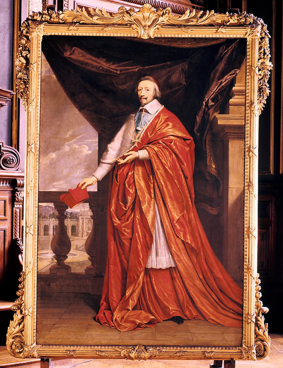 Kardinal Richelieu, fransk prelat och statsman, 1640 av Philippe de Champaigne