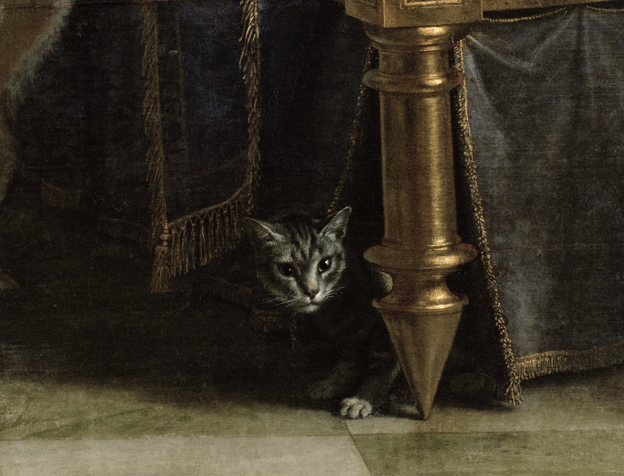 Kristus i fariséen Simons hus, ca 1656 (detalj av 173719) av Philippe de Champaigne