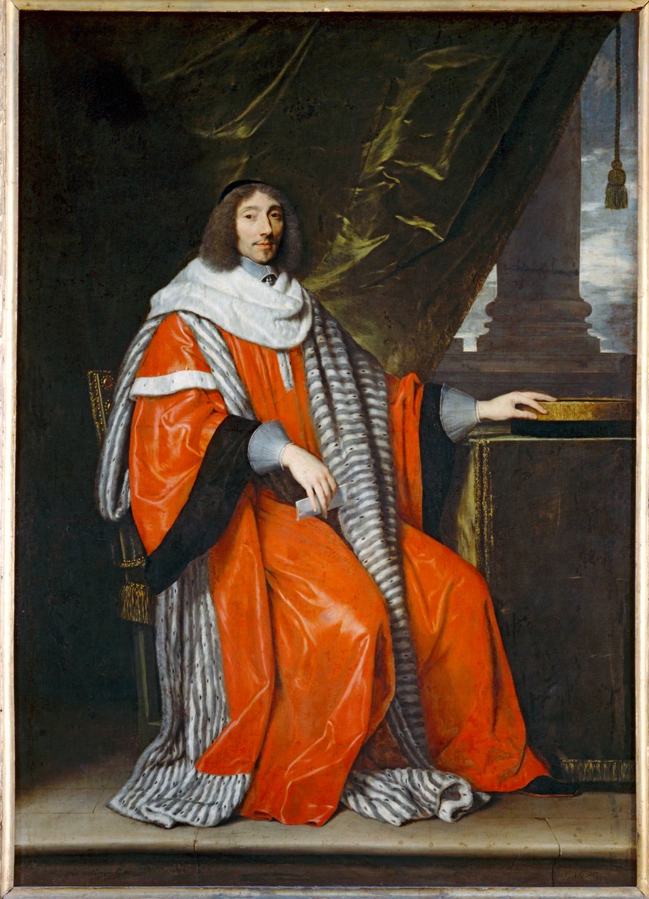 Jean-Antoine de Mesme, ordförande i Parisparlamentet - Jean-Antoine de Mesmes, ordförande i Parisparlamentet ... av Philippe de Champaigne