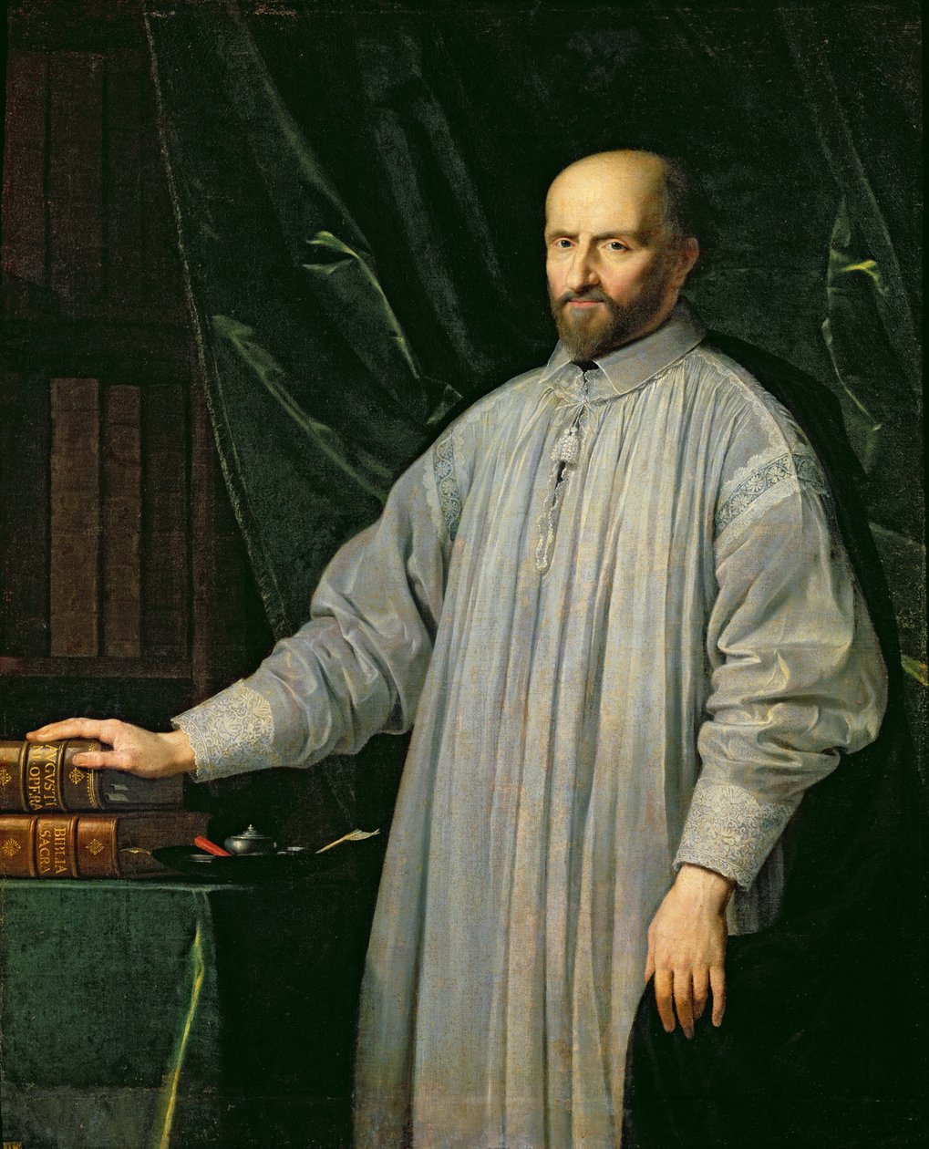 Jean Duvergier de Hauranne (1581-1643) abbot av Saint-Cyran, ca 1646-48 av Philippe de Champaigne