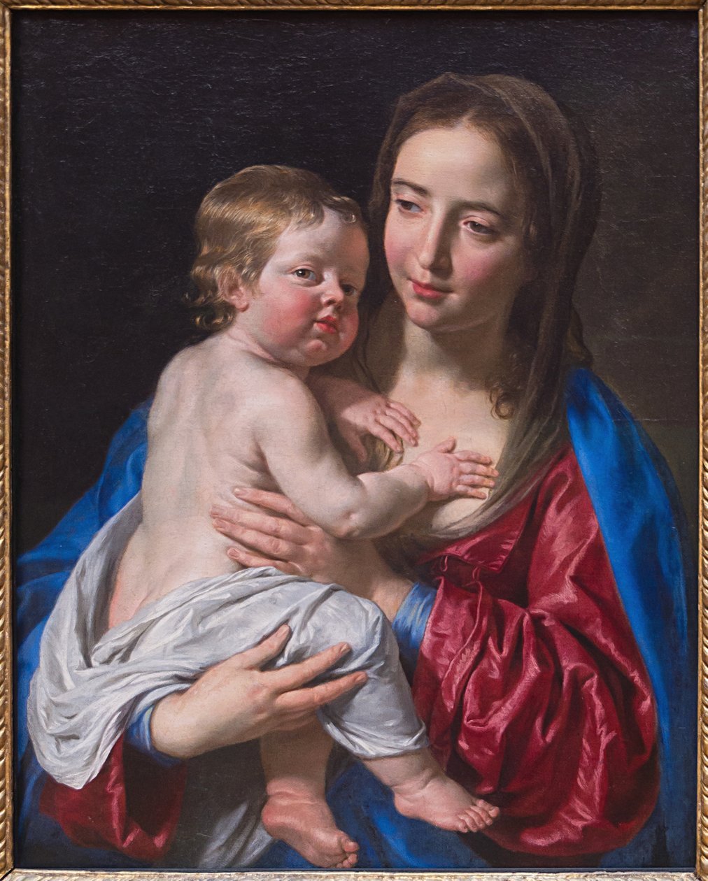 Madonnan med barnet av Philippe de Champaigne