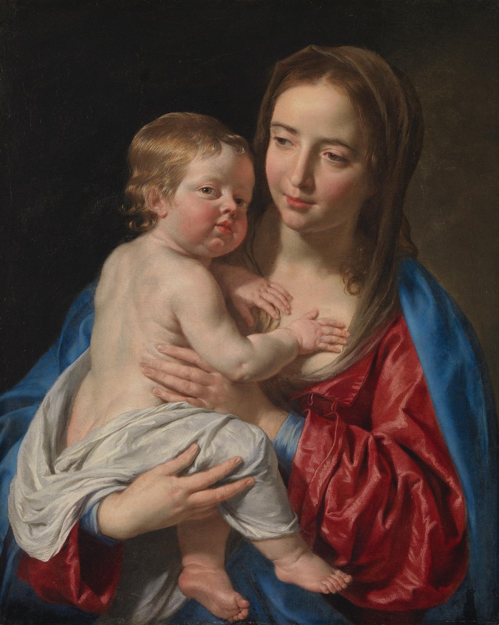 Maria med barnet av Philippe de Champaigne