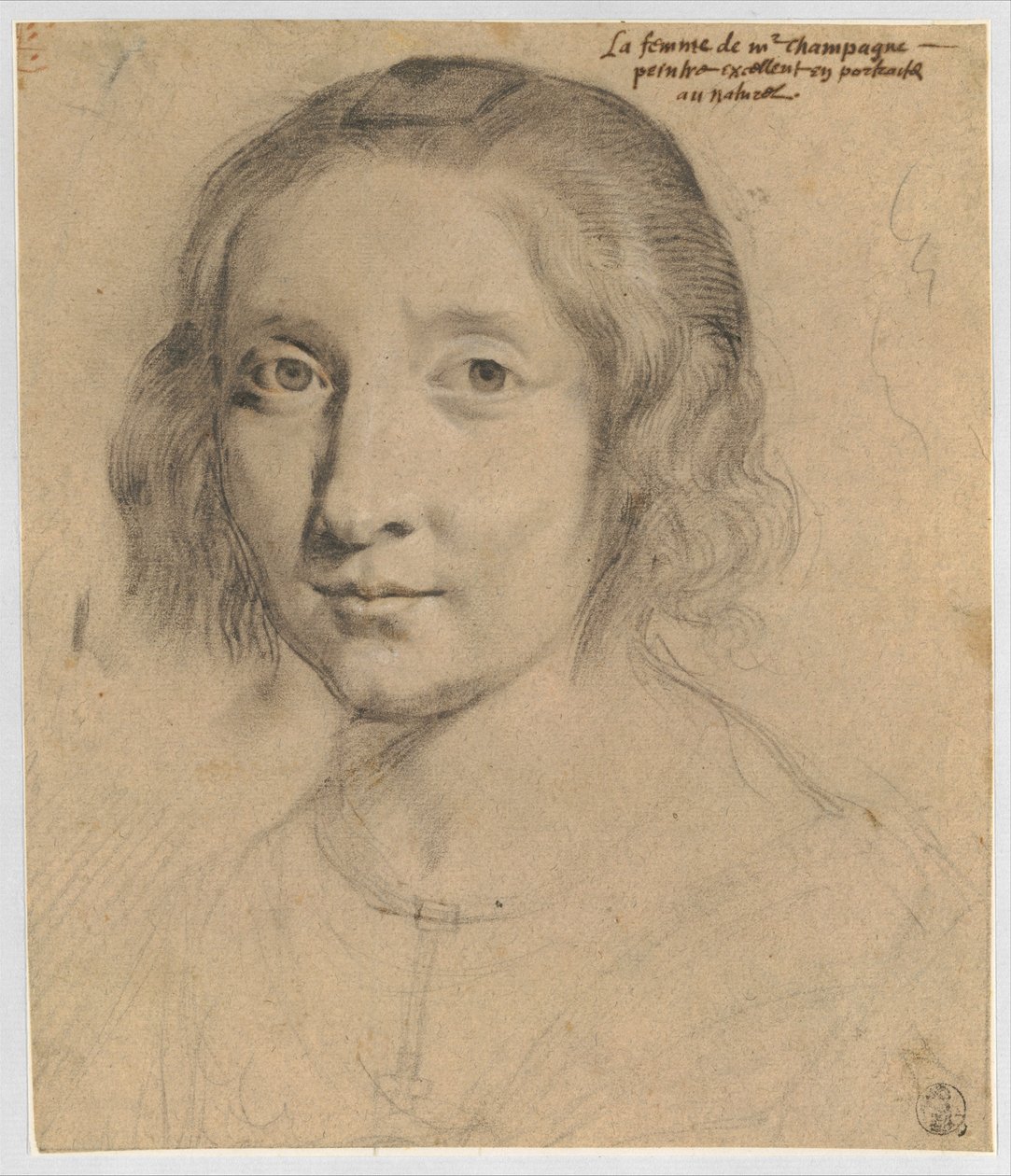 Porträtt av Charlotte Duchesne av Philippe de Champaigne