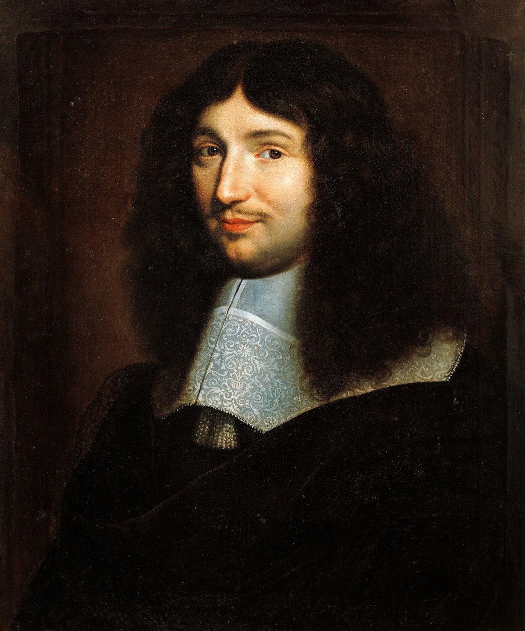 Porträtt av Jean-Baptiste Colbert (1619-1683), fransk statsman, målning av Philippe de Champaignes skola av Philippe de Champaigne