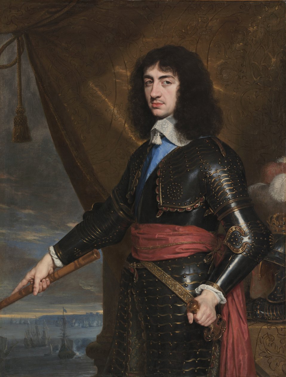 Porträtt av kung Charles II av England, 1653 av Philippe de Champaigne
