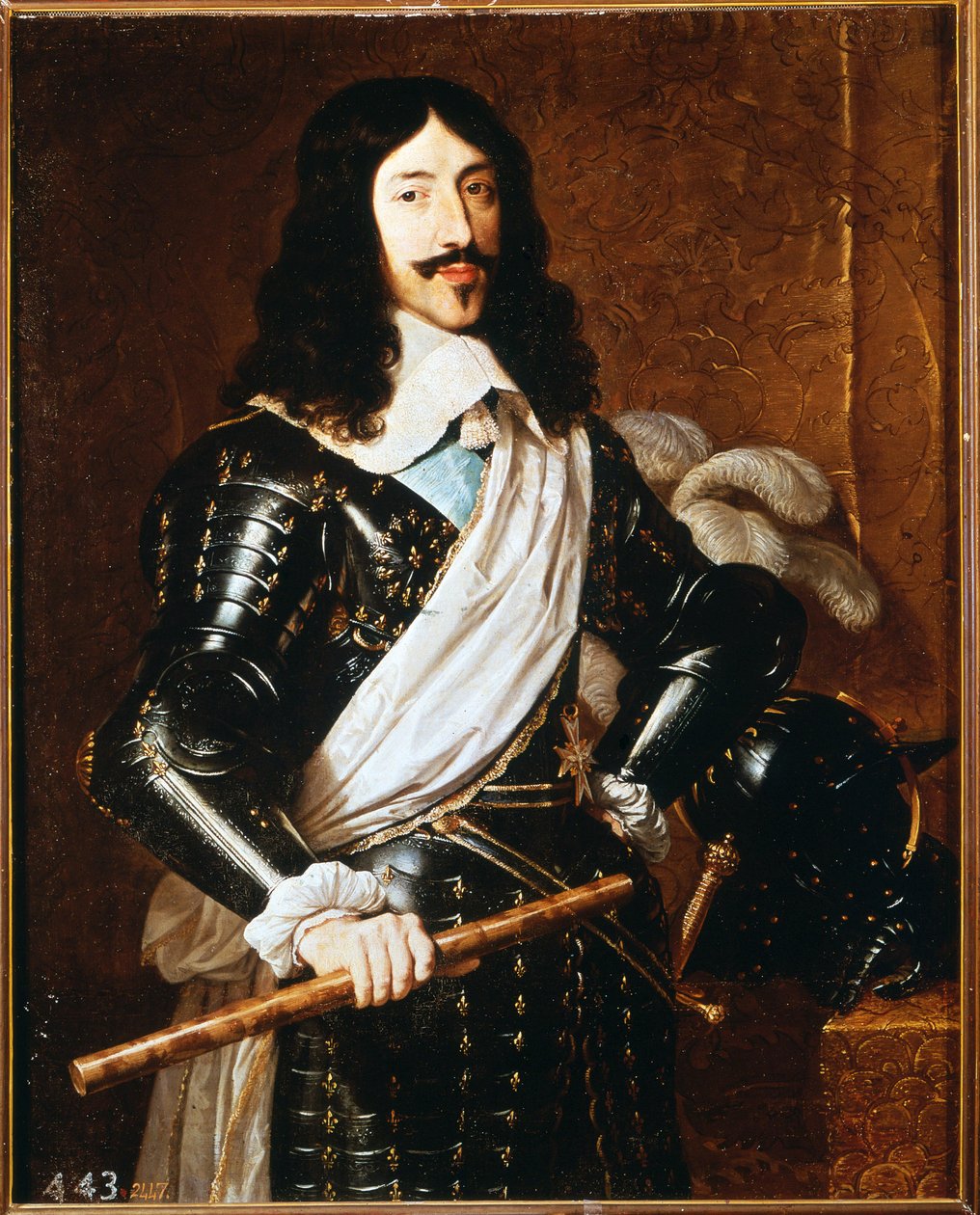 Porträtt av Ludvig XIII (1601 - 1643) av Philippe de Champaigne, Pradomuseet, Madrid. av Philippe de Champaigne