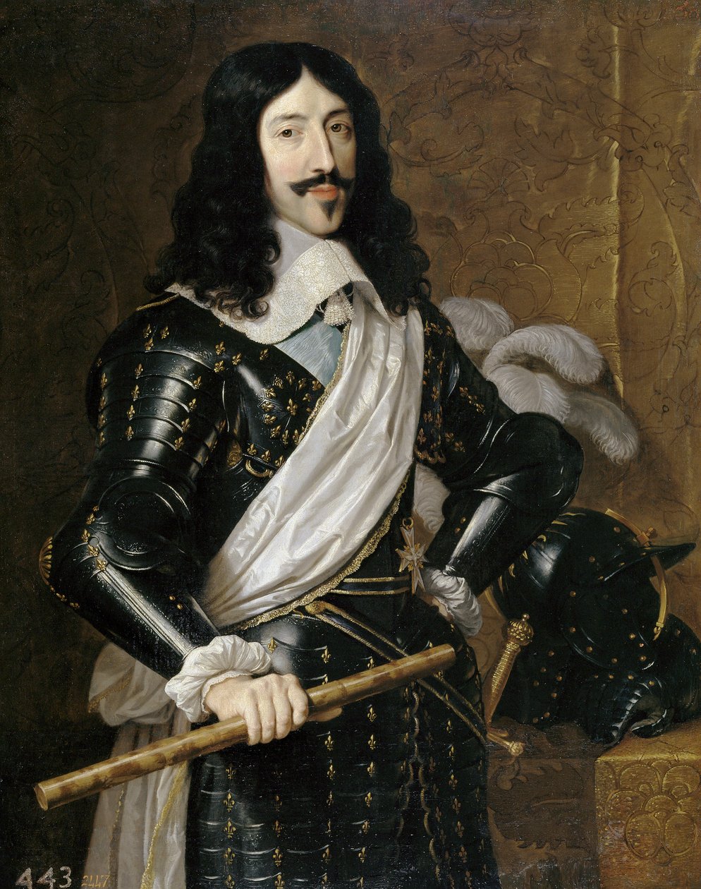 Porträtt av Ludvig XIII av Frankrike (1601-1643) av Champaigne, Philippe, de (1602-1674) av Philippe de Champaigne