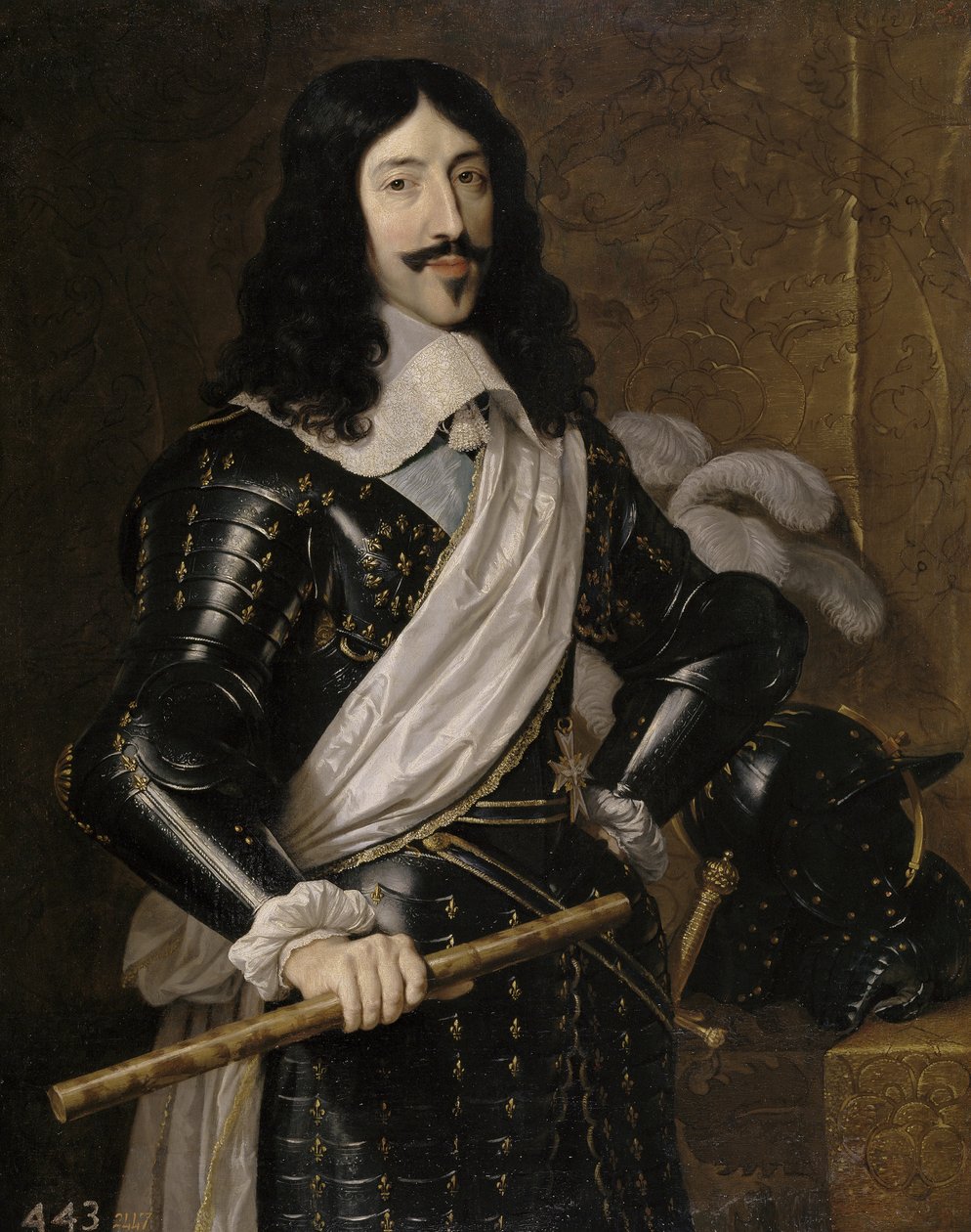 Porträtt av Ludvig XIII av Frankrike 1601-1643, 1655 av Philippe de Champaigne