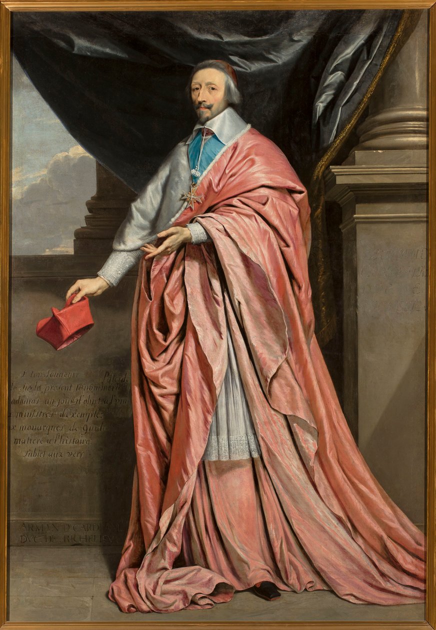 Porträtt av kardinal Richelieu av Philippe de Champaigne