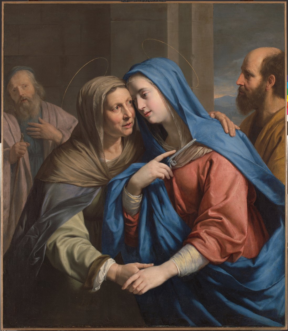 The Visitation, c.1643 (olja på duk) av Philippe de Champaigne