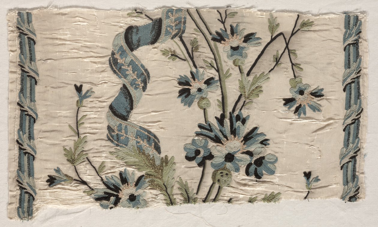 Två stycken broderier, 1723-1774. av Philippe de Lasalle