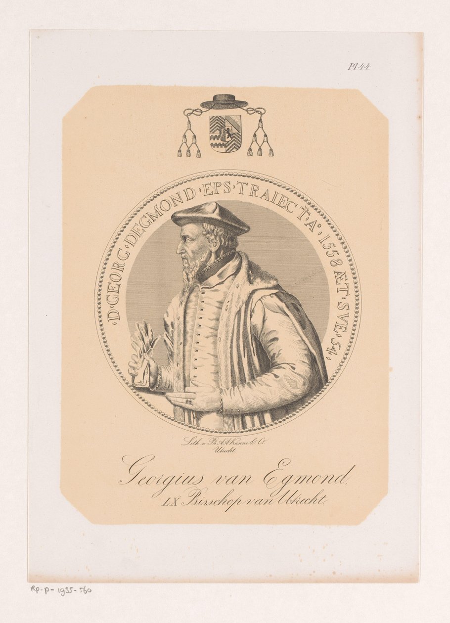 Porträtt av George van Egmont av Philippus Anthonius Alexander Kanne (attributed to)