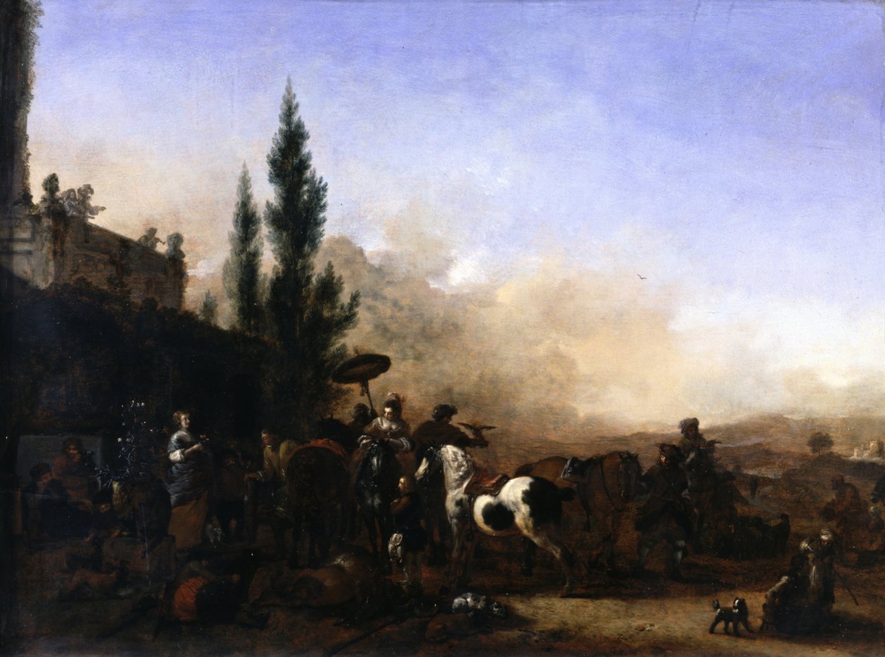 The Return from Hawking av Philips Wouwerman