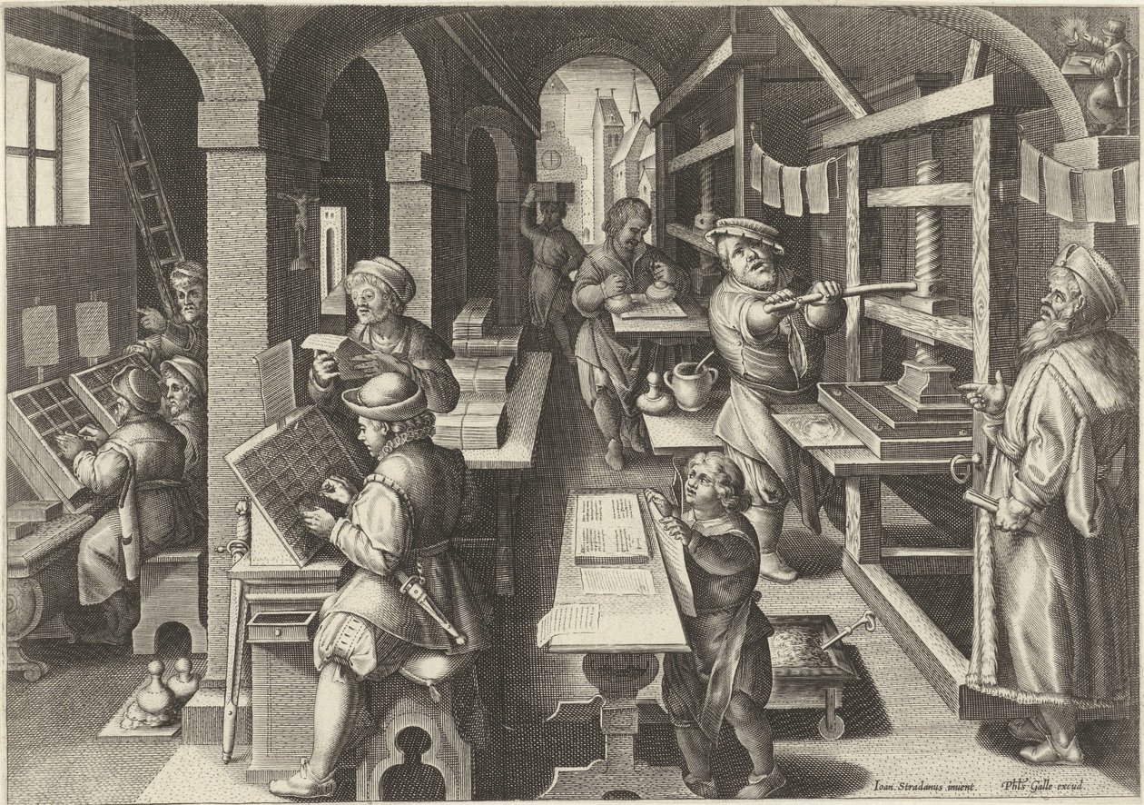 Tryckkonst Nya uppfinningar och upptäckter (serietitel) Nova Reperta (serietitel) av Philips Galle (attributed to workshop of)