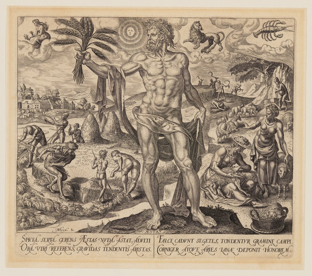Summer, från De fyra årstiderna av Philips Galle