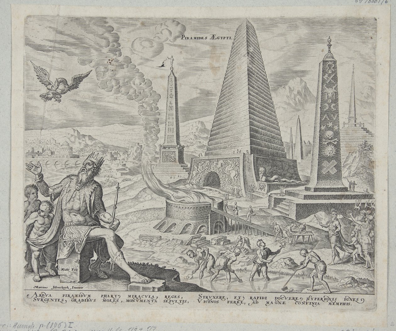Egyptens pyramid av Philips Galle