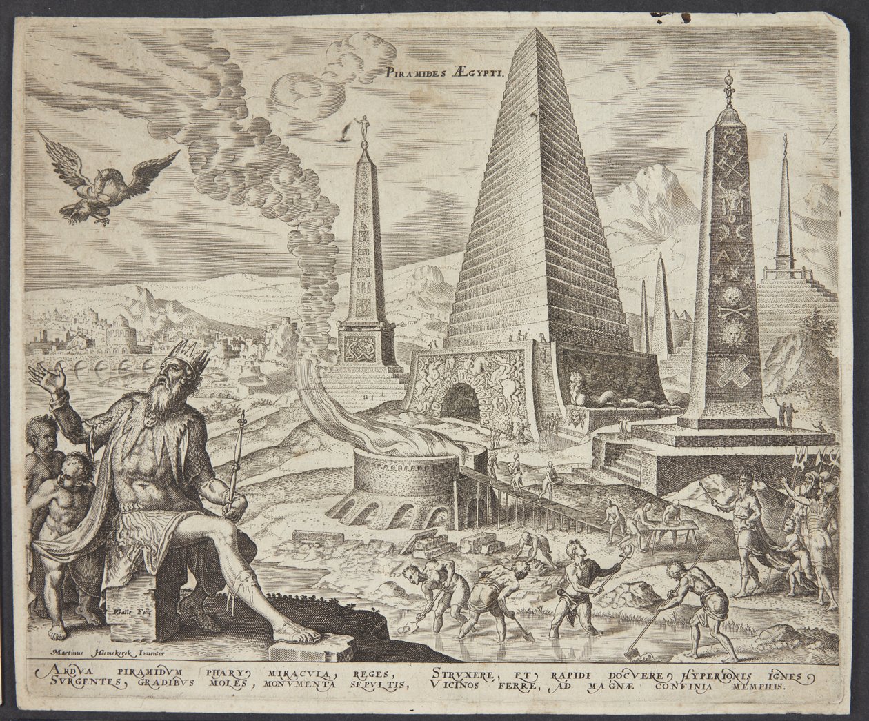 Egyptens pyramid av Philips Galle