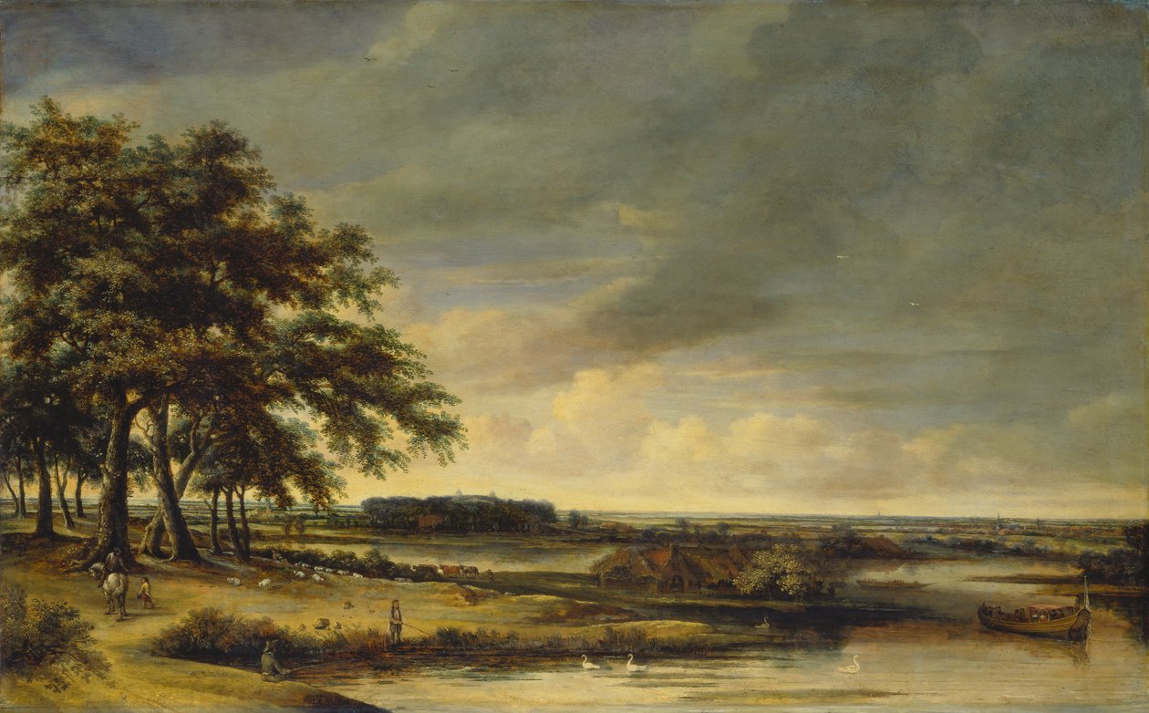 Nederländskt landskap av Philips Koninck