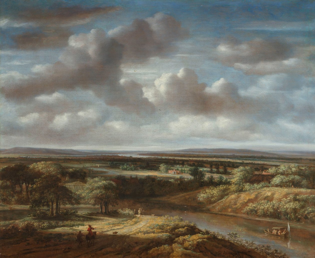 Flodlandskap av Philips Koninck