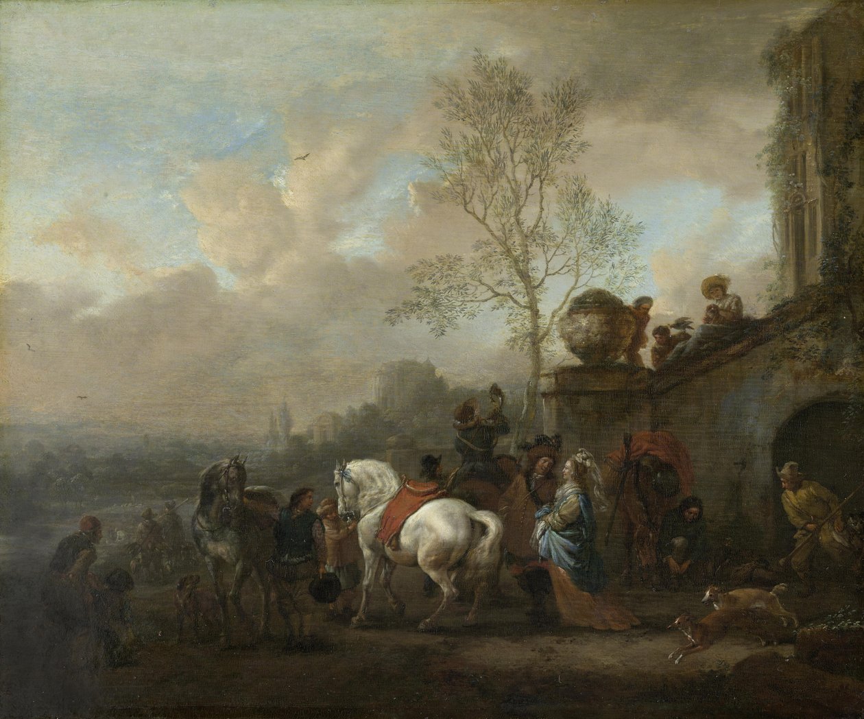 Avfärd på jakt av Philips Wouwerman