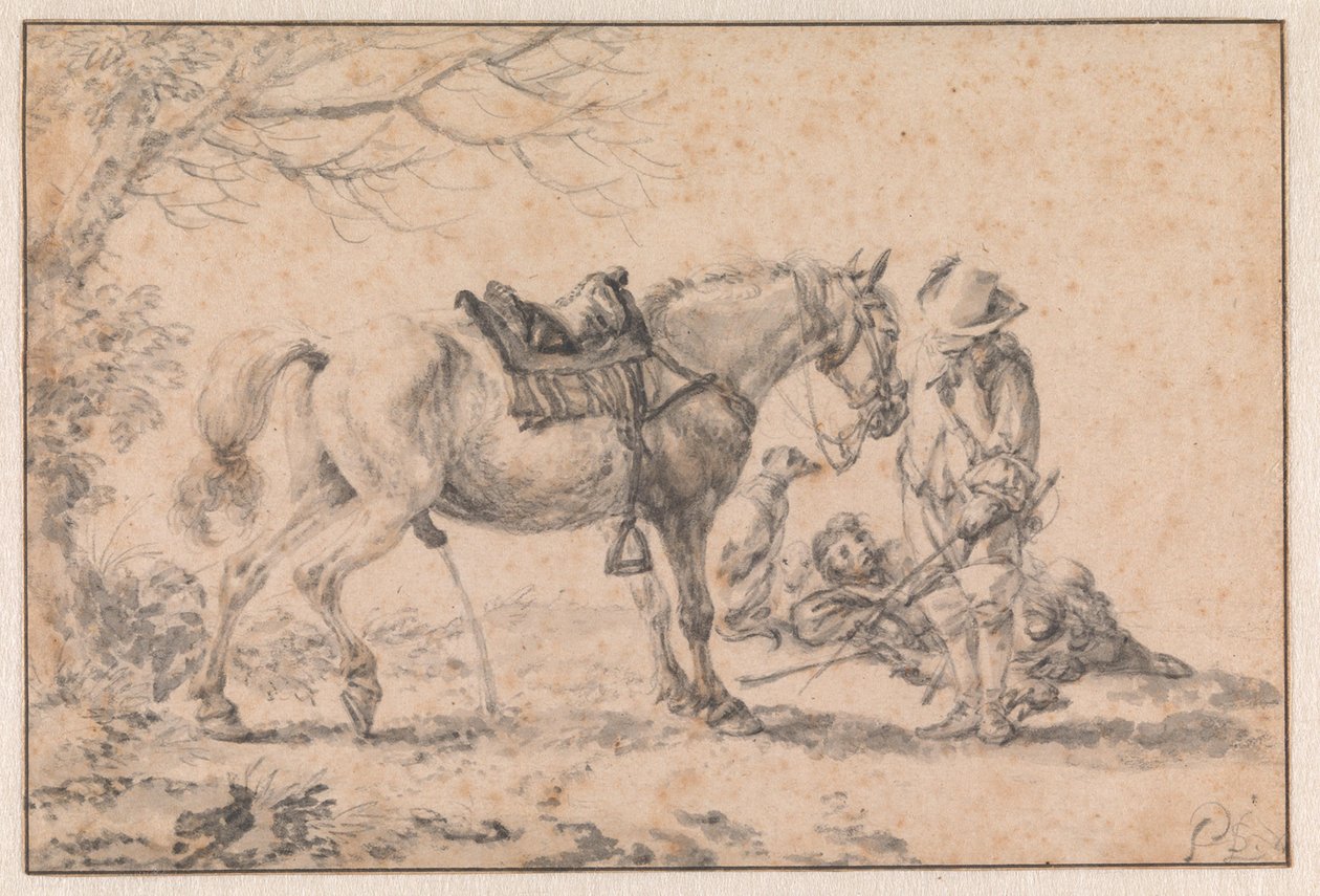 Den pissande hästen av Philips Wouwerman