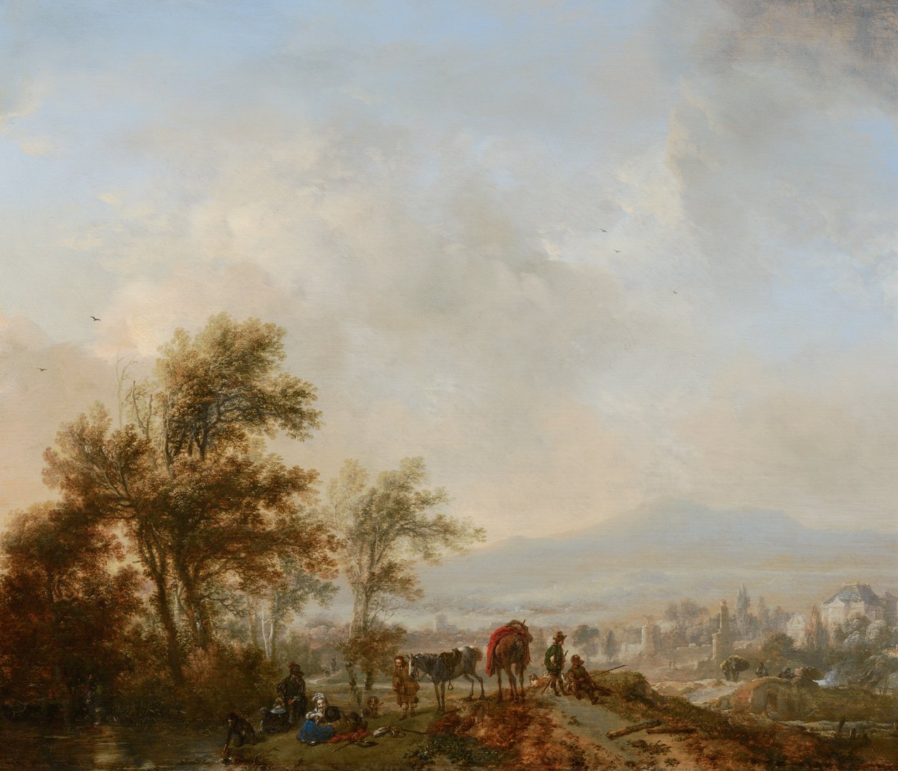 Vila under jakten av Philips Wouwerman