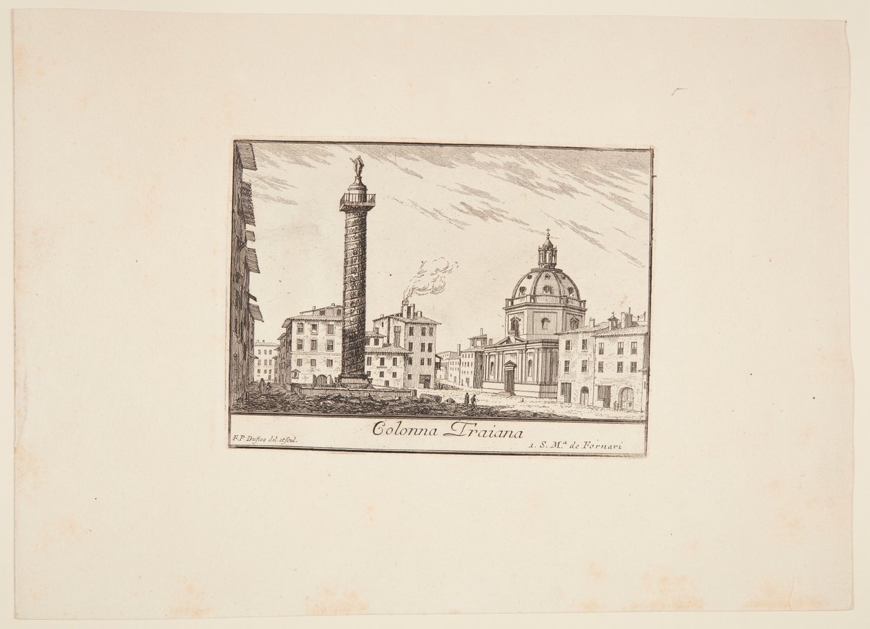 Danska: Trajan-kolumnen. 1. Kyrkan S. Maria de Fornari av Philothée Francois Duflos