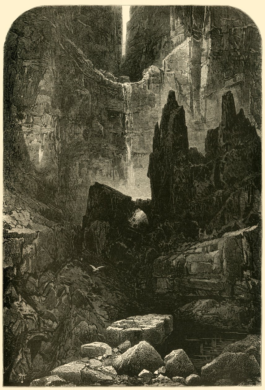 "Walls of the Grand Cañon", 1874. av Phineas F. Annin
