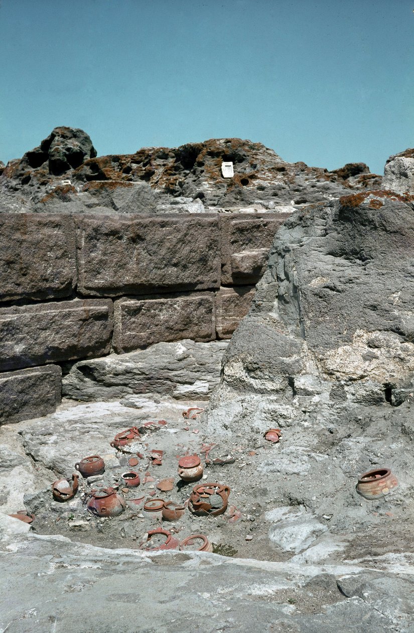 Feniciernas civilisation: platsen för tofeten i den puniska staden Sulcis på den nuvarande ön Sant