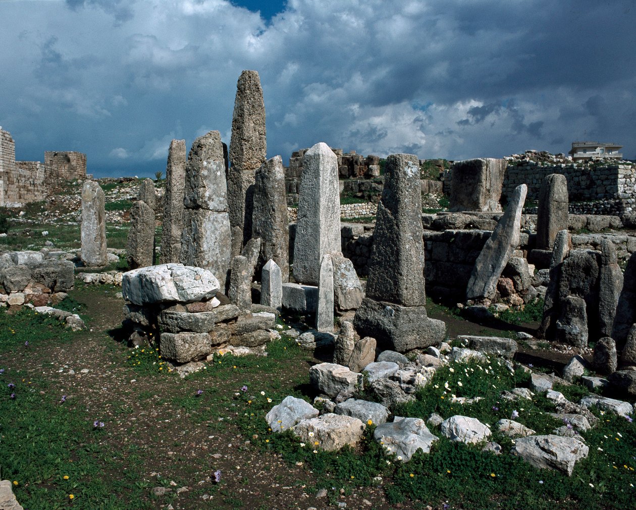 Obeliskernas tempel av Phoenician Phoenician