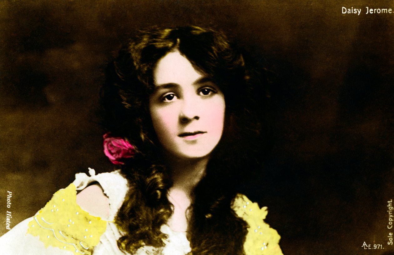 Daisy Jerome, skådespelerska, tidigt 1900-tal. av Photo Histed