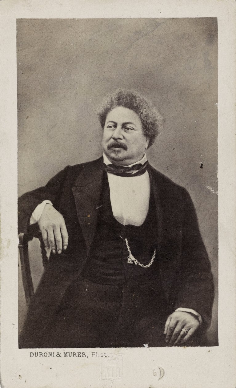 Författaren Alexandre Dumas far 1802-1870, 1870. av Photo studio Duroni and Murer.