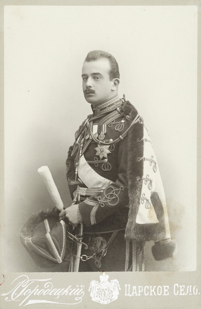 Storhertig Boris Vladimirovich av Ryssland 1877-1943, ca. 1900. av Photo studio L. Gorodetsky.