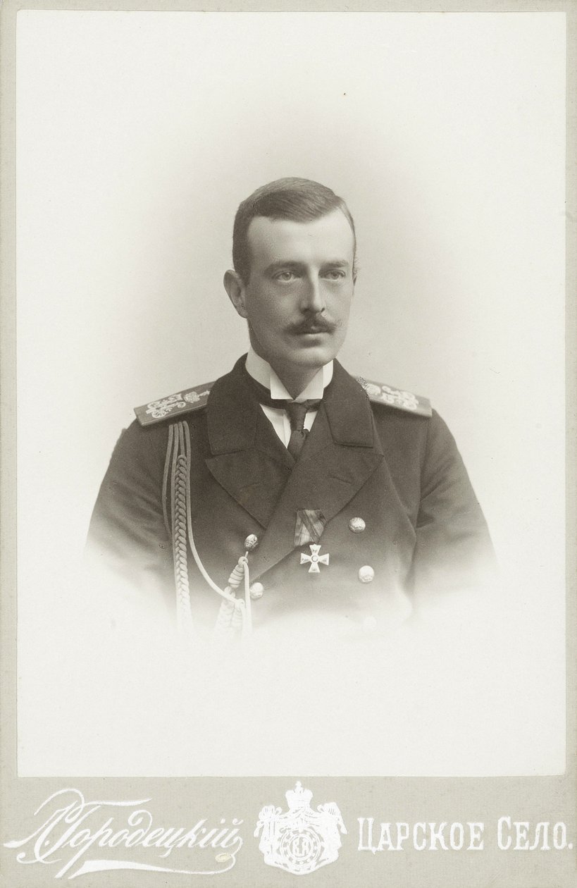 Storhertig Cyril Vladimirovich av Ryssland 1876-1938, ca. 1900. av Photo studio L. Gorodetsky.
