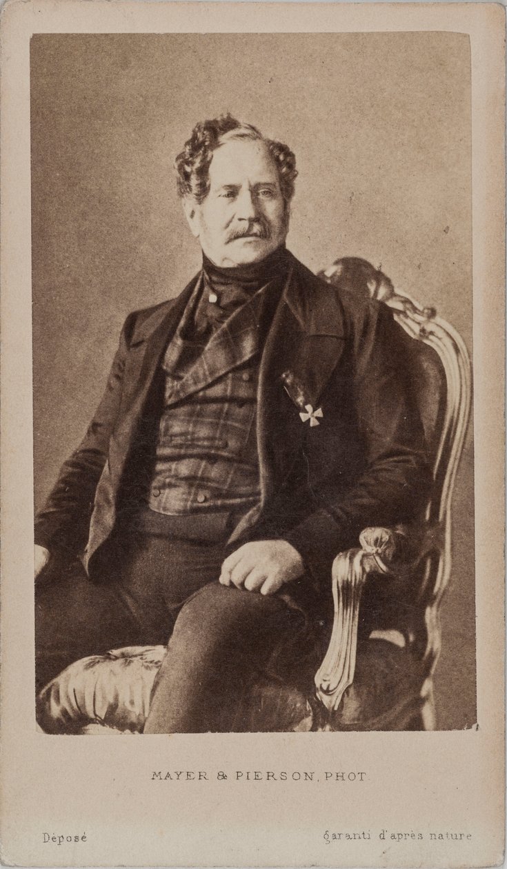 Porträtt av greve Nikolai Alexeyevich Orlov 1827-1885, ca. 1875. av Photo studio Mayer and Pierson.