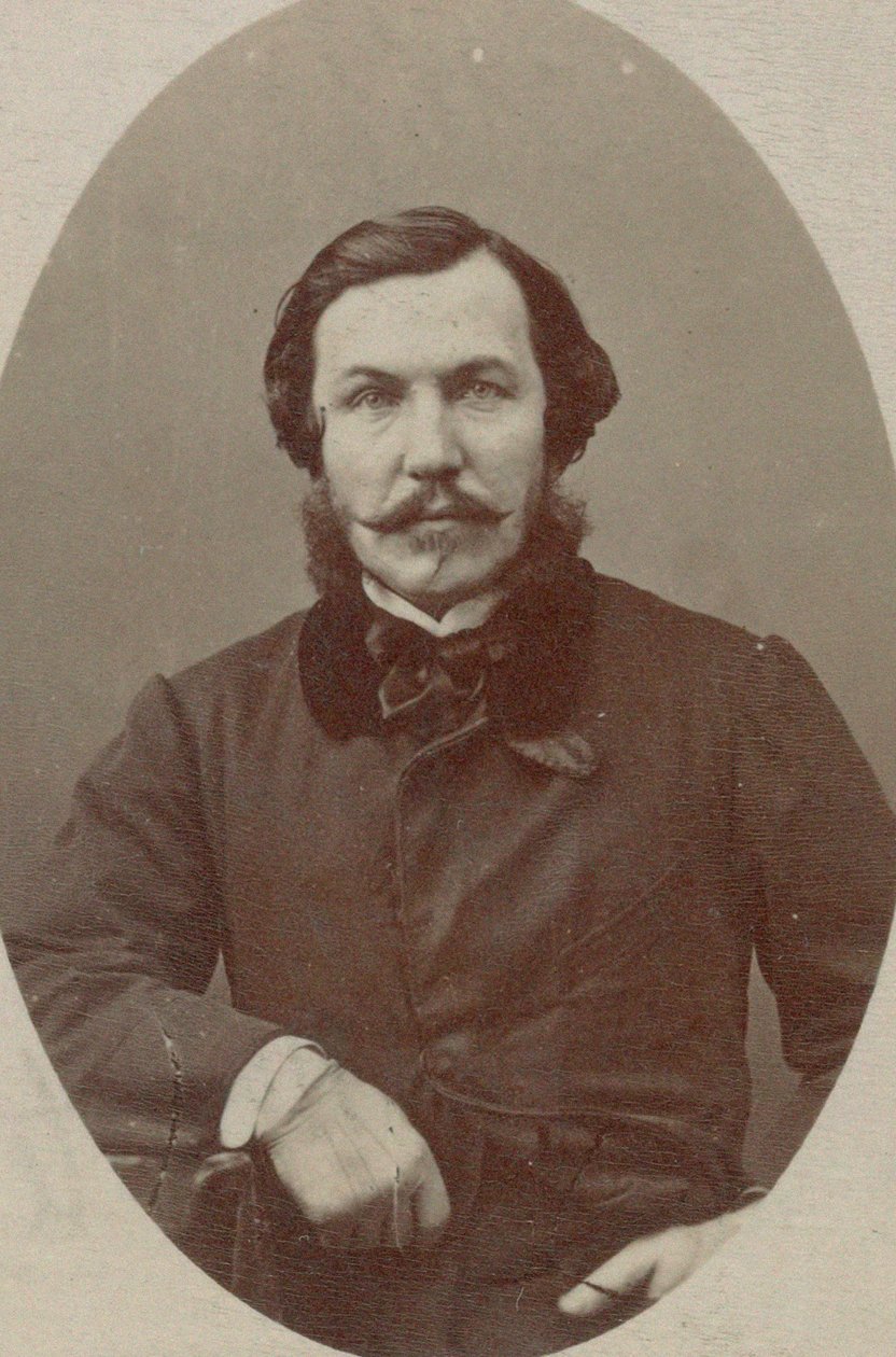 Porträtt av pianisten och kompositören Alfred Quidant 1815-1893. av Photo studio Nadar.