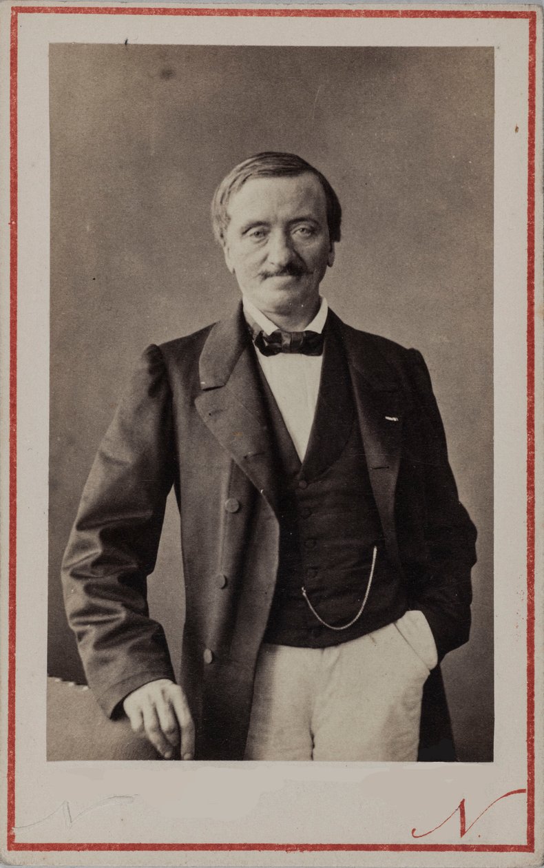 Porträtt av kompositören Antoine Elwart 1808-1877, ca 1860. av Photo studio Nadar.