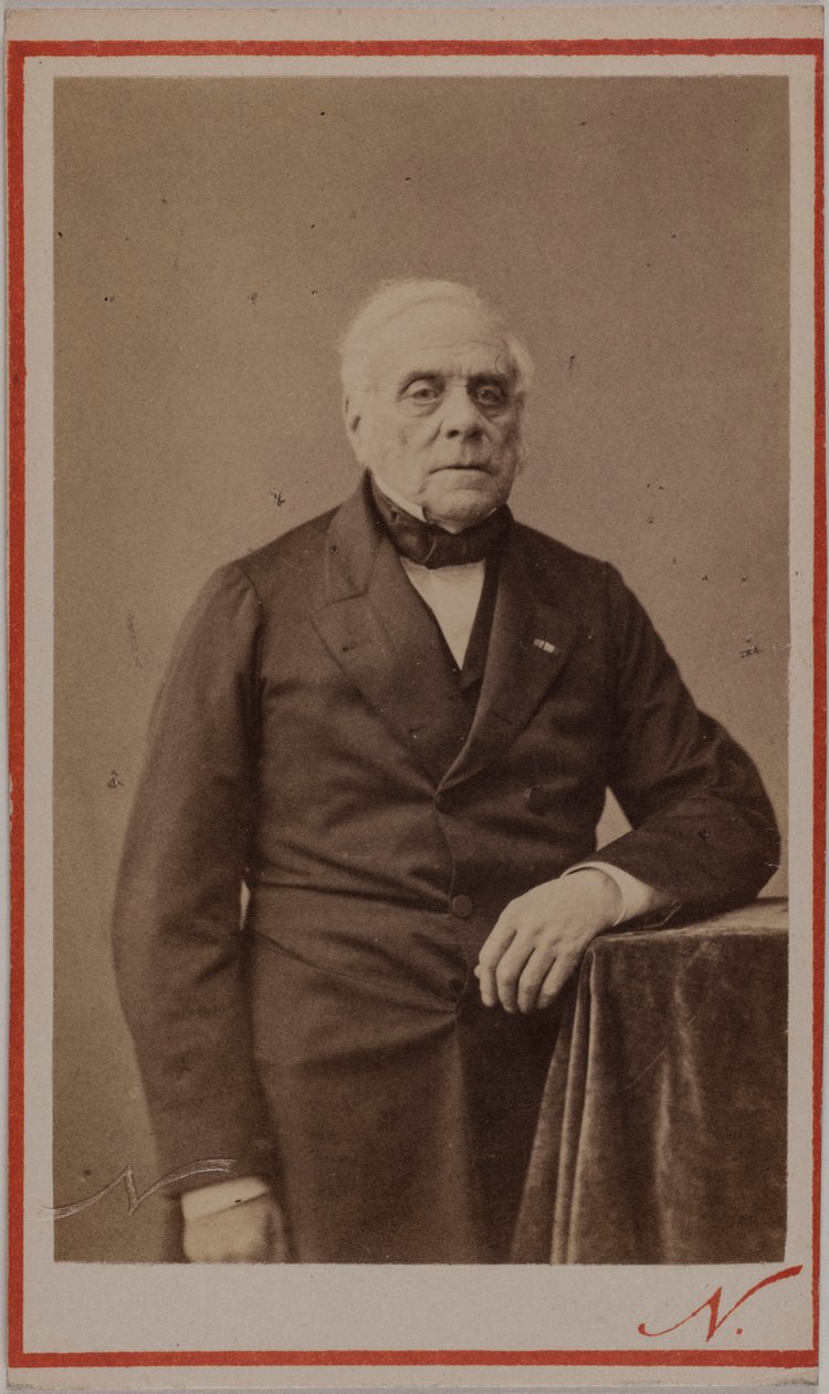 Porträtt av kompositören Daniel-François-Esprit Auber 1782-1871, ca. 1870. av Photo studio Nadar.