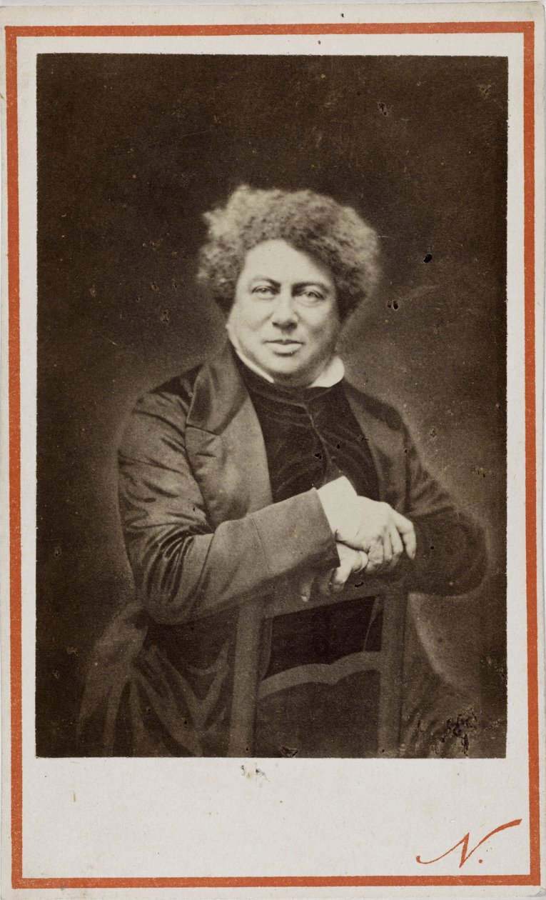 Författaren Alexandre Dumas far 1802-1870, 1870. av Photo studio Nadar.