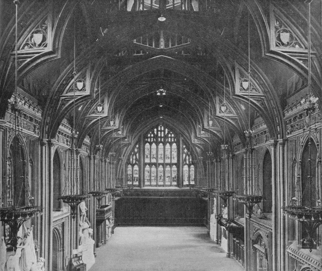 Interiör av Guildhall, City of London, c1904 1906 av Photochrom Co Ltd of London