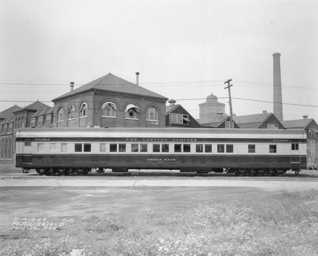 Bil, Mellanvästern MS Pullman, bx.6, Fl.454, Green Bank av Photographer American