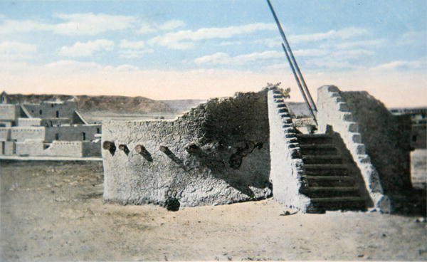 Estufa Building, New Mexico, ca 1920 (foto) av Photographer American
