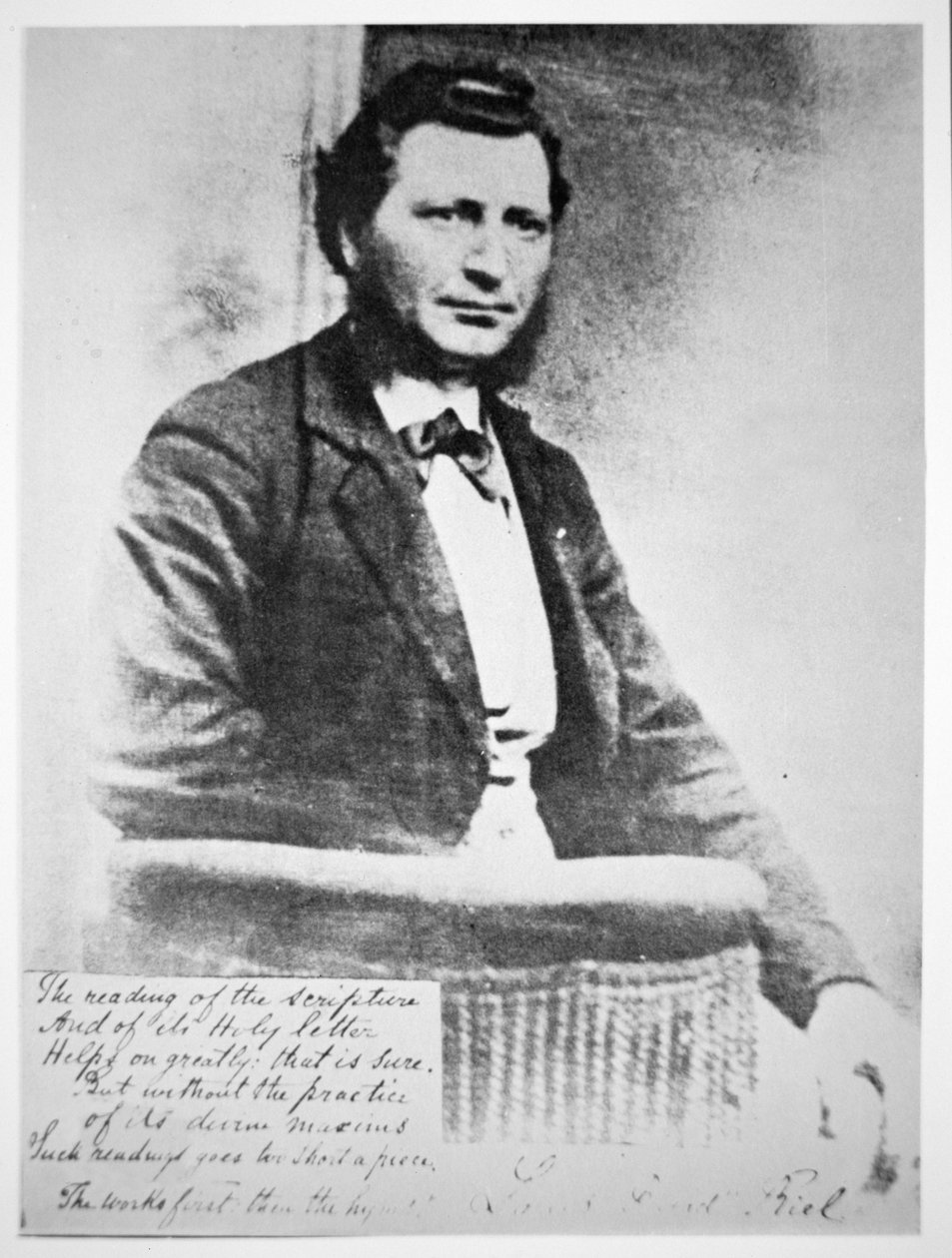 Louis Riel (s/v foto) av Photographer Canadian