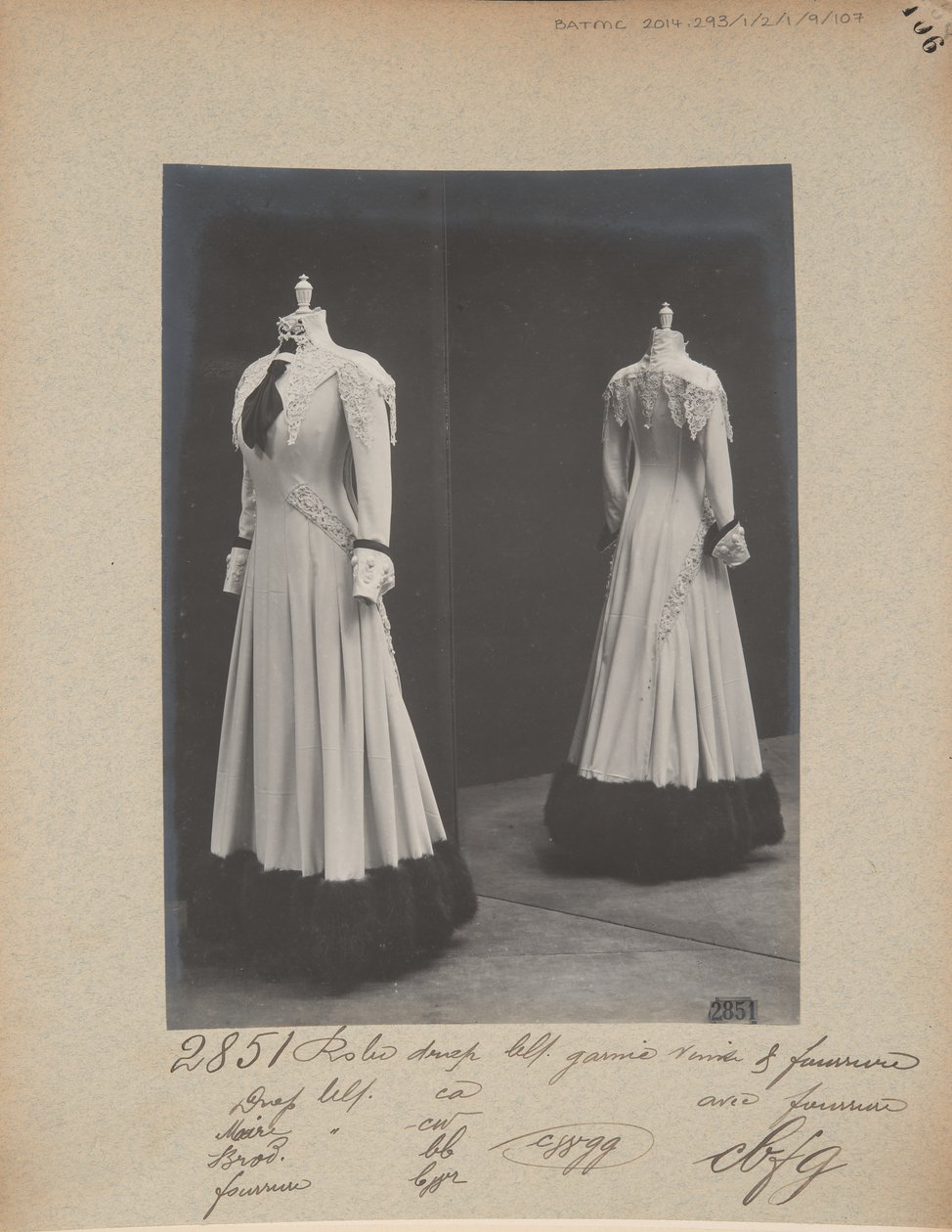Albumsida: House of Worth, Afternoon Dress av Photographer French