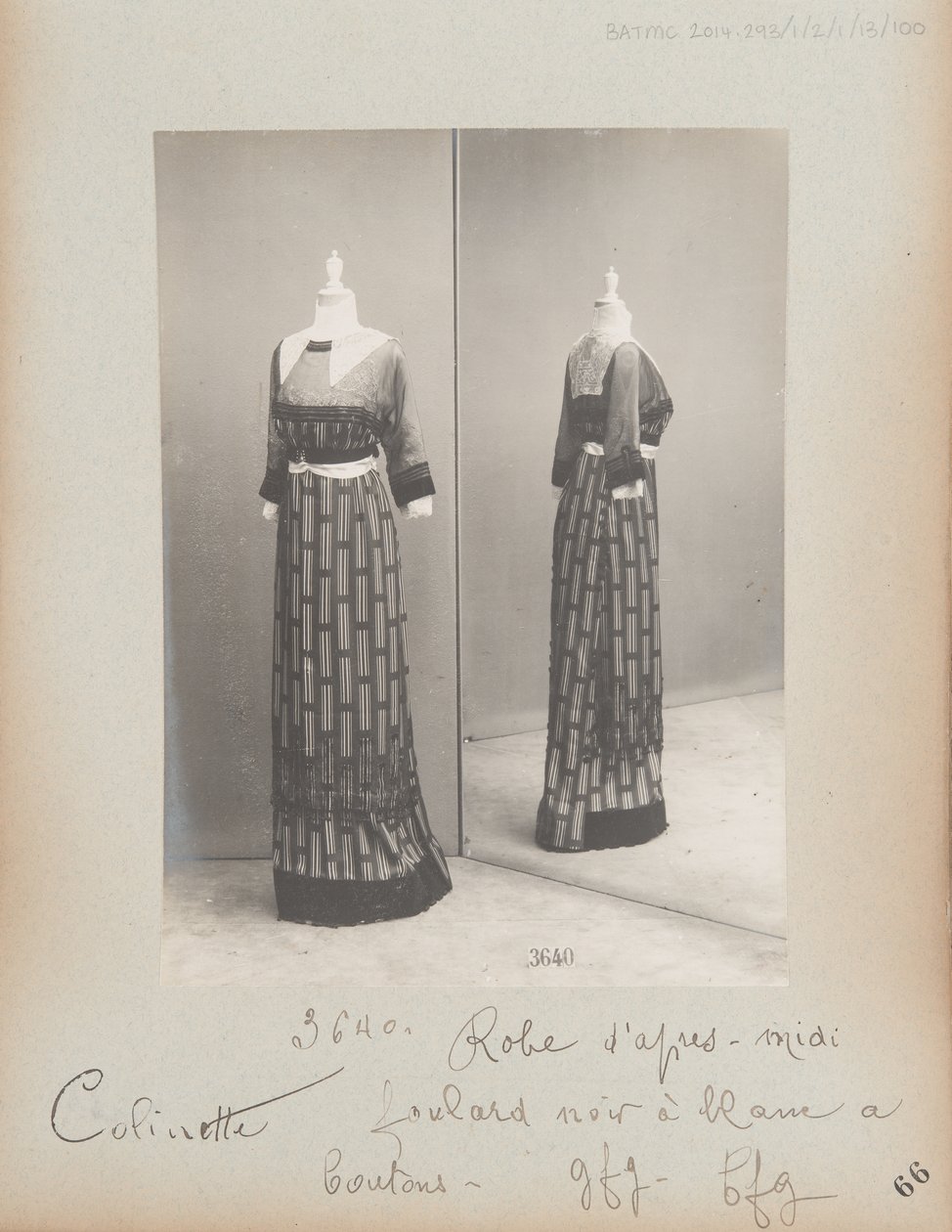 Albumsida: House of Worth, Afternoon Dress av Photographer French