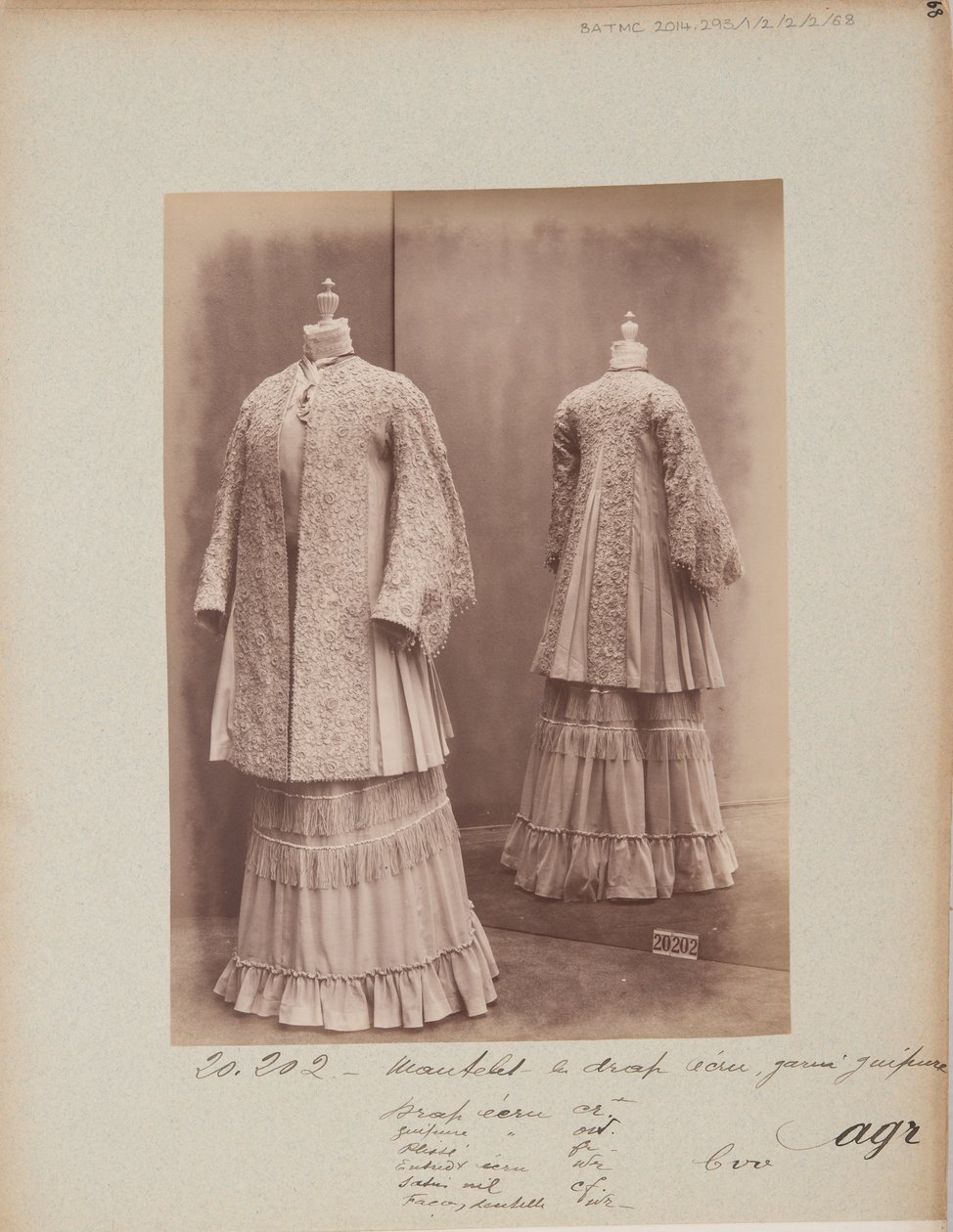 Albumsida: House of Worth, Coat av Photographer French