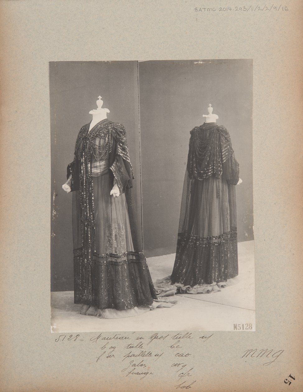 Albumsida: House of Worth, Evening Coat av Photographer French