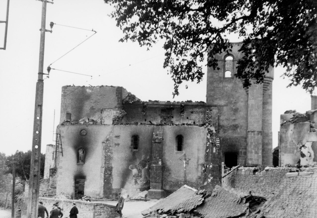 Oradour-sur-Glane-massakern av Photographer French
